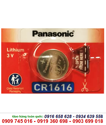 Panasonic CR1616; Pin 3v lithium Panasonic CR1616 chính hãng Made in Indonesia